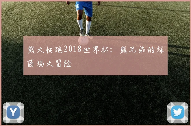 熊大快跑2018世界杯：熊兄弟的绿茵场大冒险